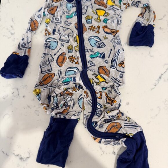 Football Little Sleepies Zippy - Picture 2 of 2